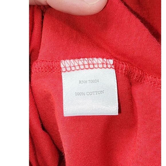 Bobi Los Angeles Red Ruffled Tank Top Size M - Picture 5 of 5